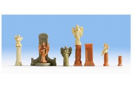 Tomb Monuments and Statues set HO Gauge